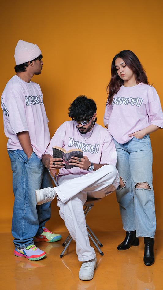 Lavender Acid Wash Unisex Oversized T-Shirt