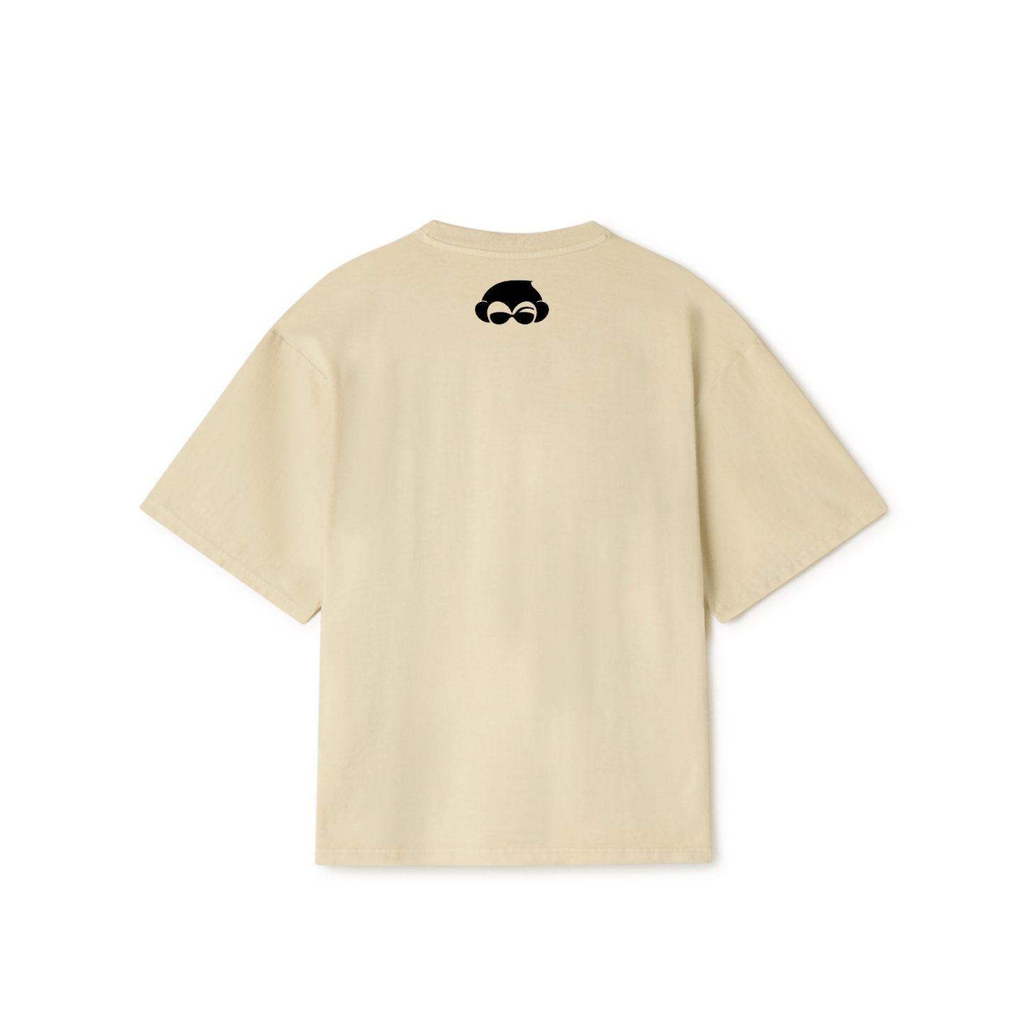 Beige Signature Unisex Oversized TshirtS