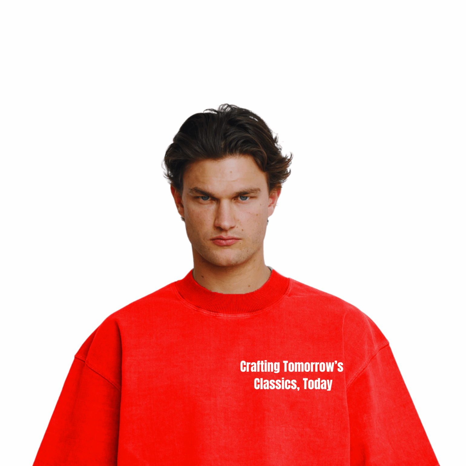 Red Signatue Unisex Oversized T-ShirtS